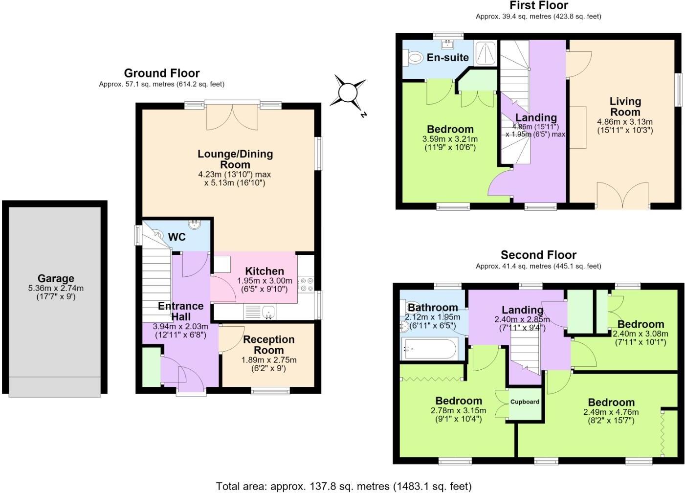 Salford Way, Church Gresley, Swadlincote floorplan