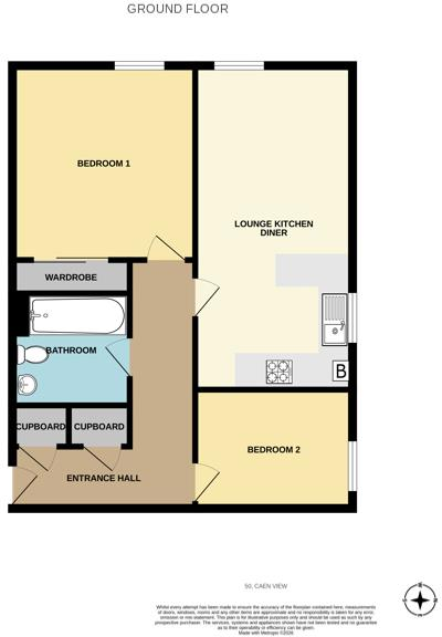 Caen View, Braunton floorplan
