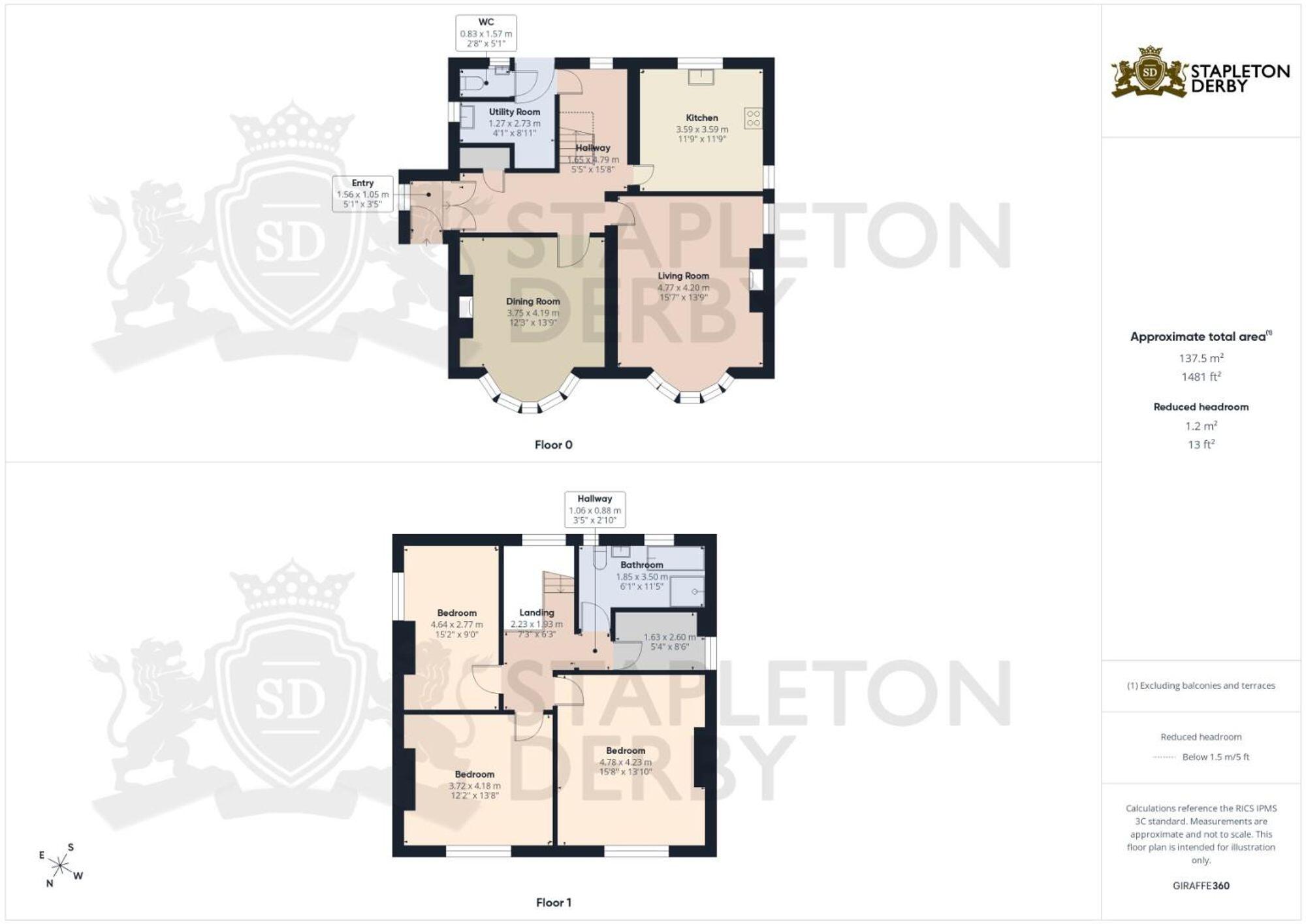 Kiln Lane, Dentons Green, WA10 floorplan