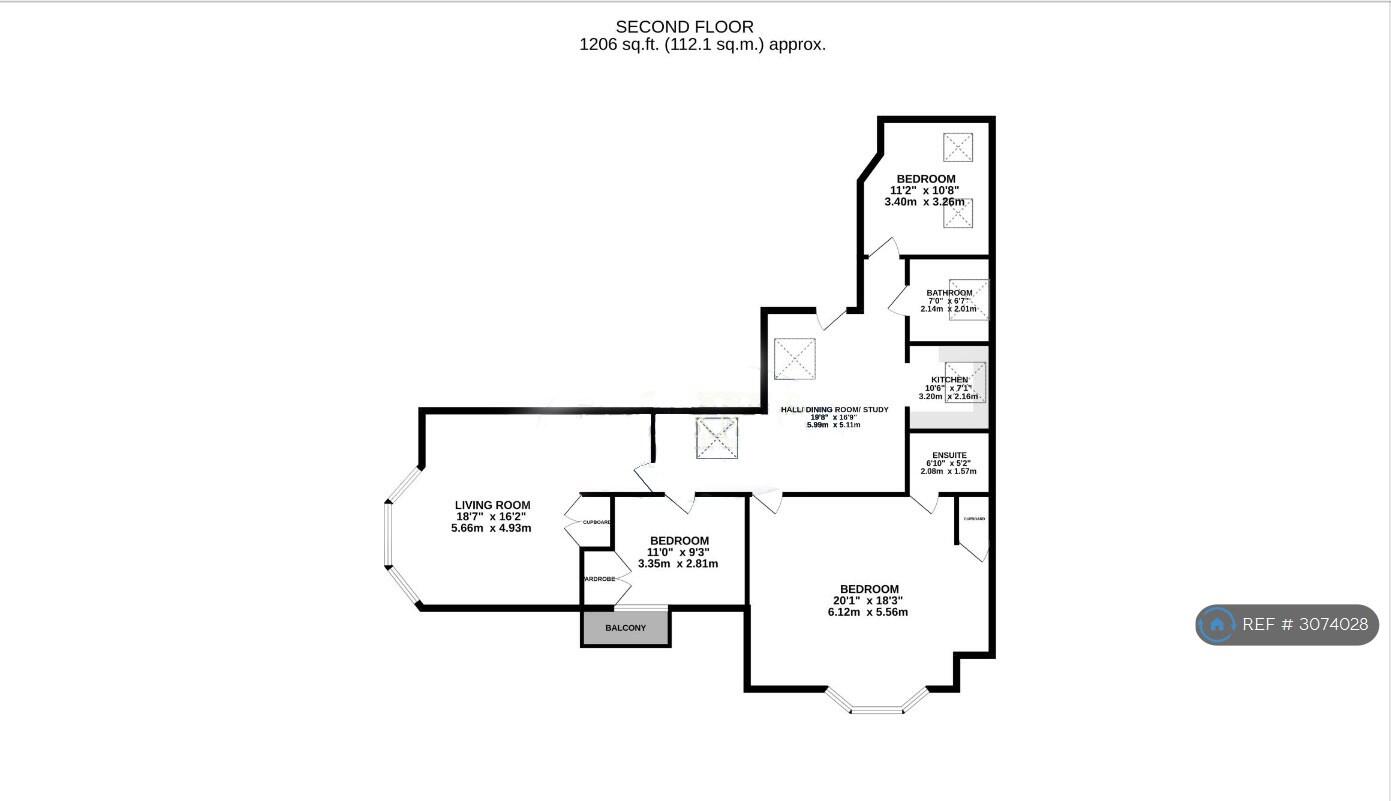 Dunbar Road, Bournemouth, BH3 floorplan