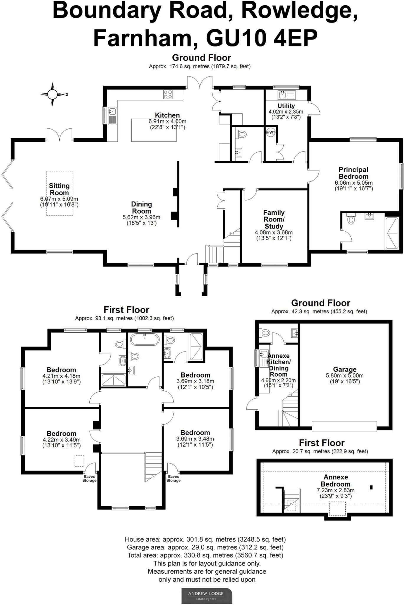 Boundary Road, Rowledge, GU10 floorplan