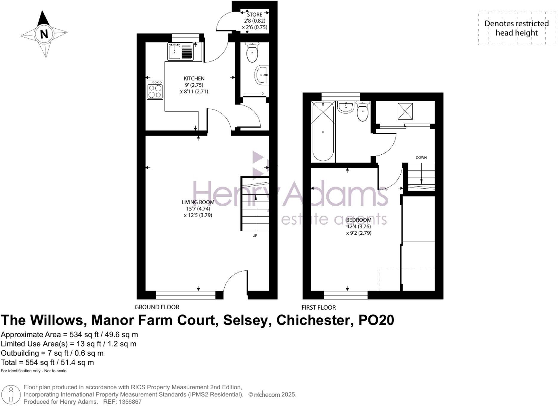 The Willows, Off Manor Farm Court, Selsey, PO20 0JT floorplan
