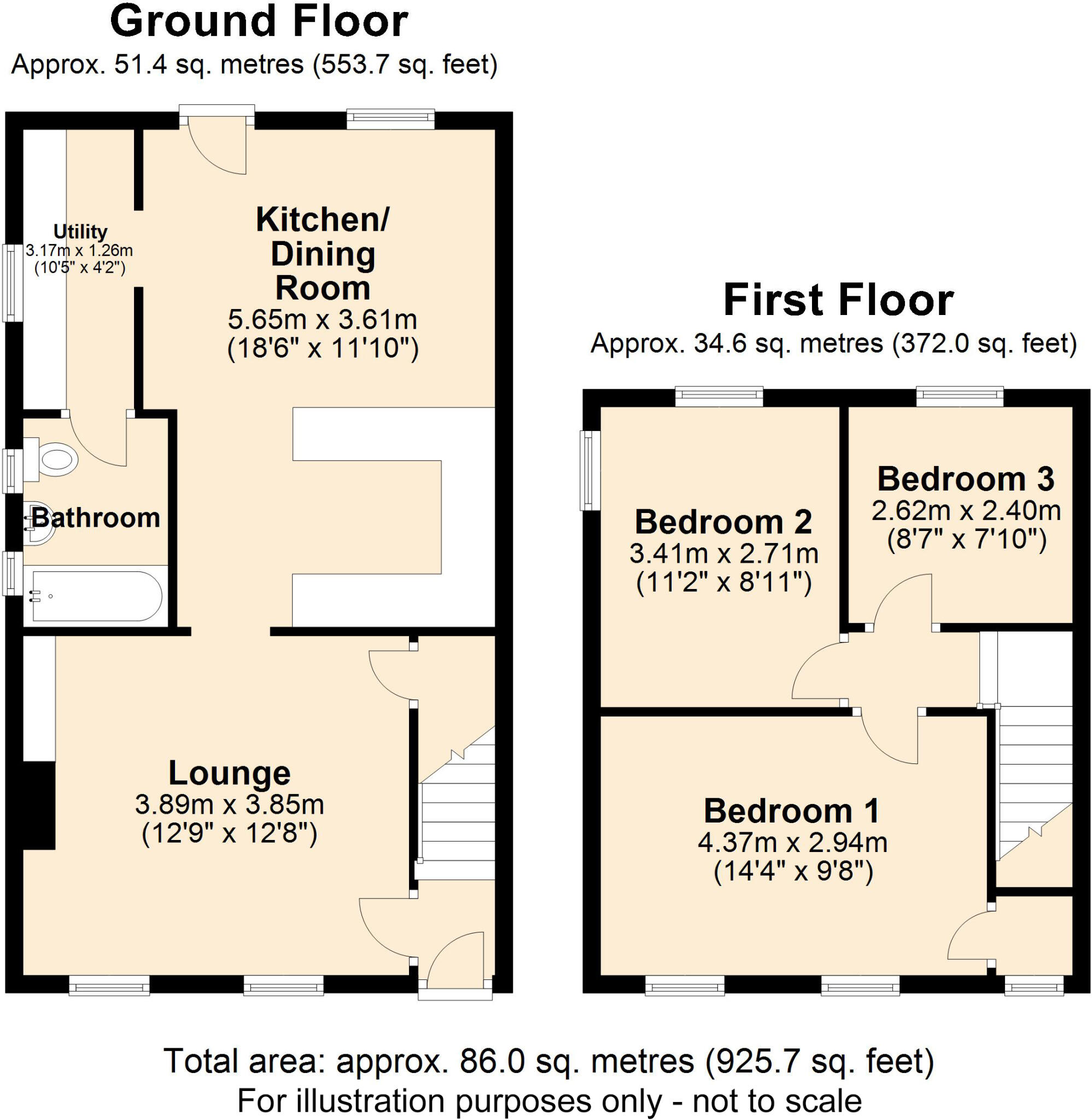 Byron Road, Ipswich, IP1 floorplan