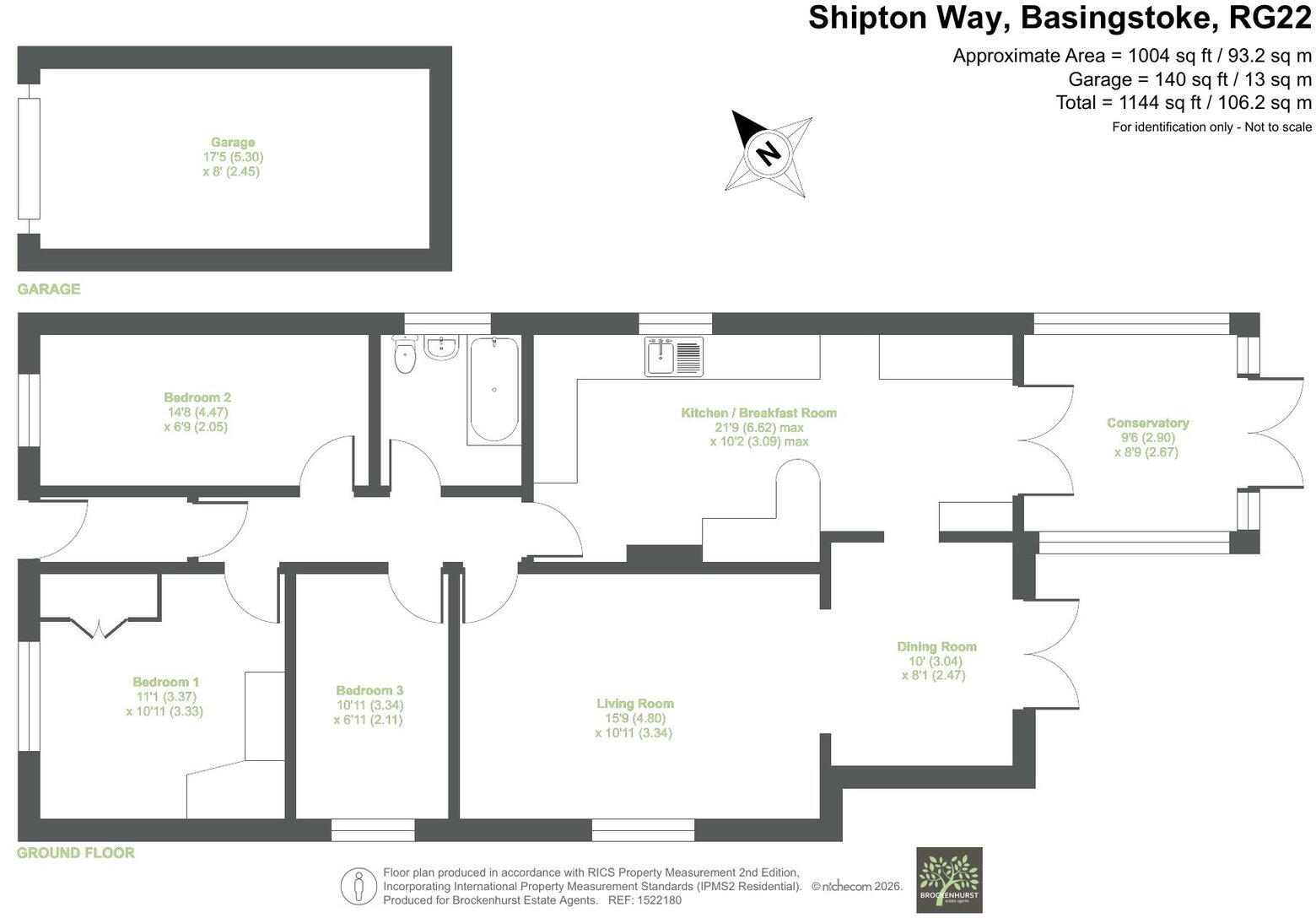 Shipton Way, Basingstoke RG22 6JX floorplan