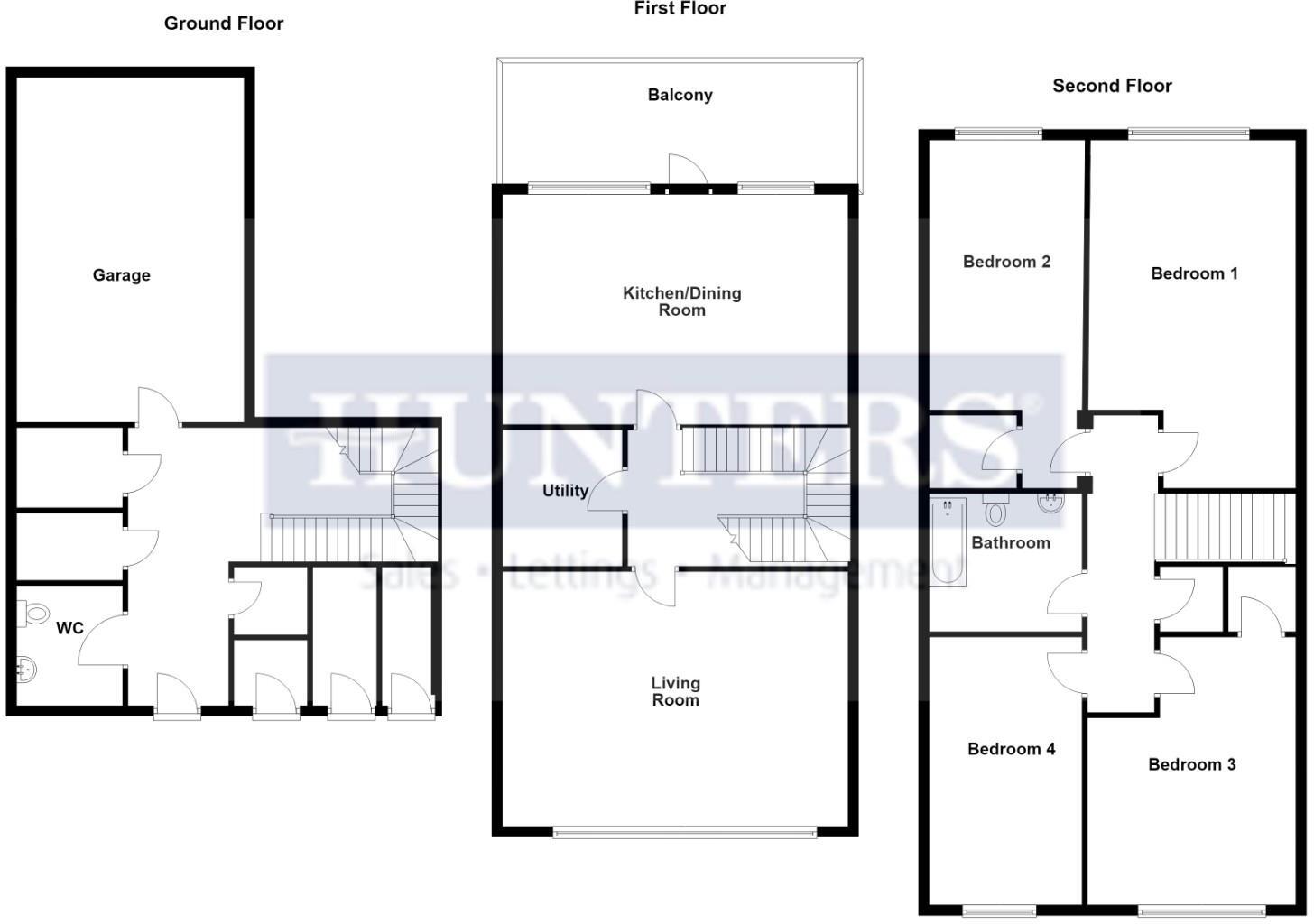 Seacourt Road, London floorplan