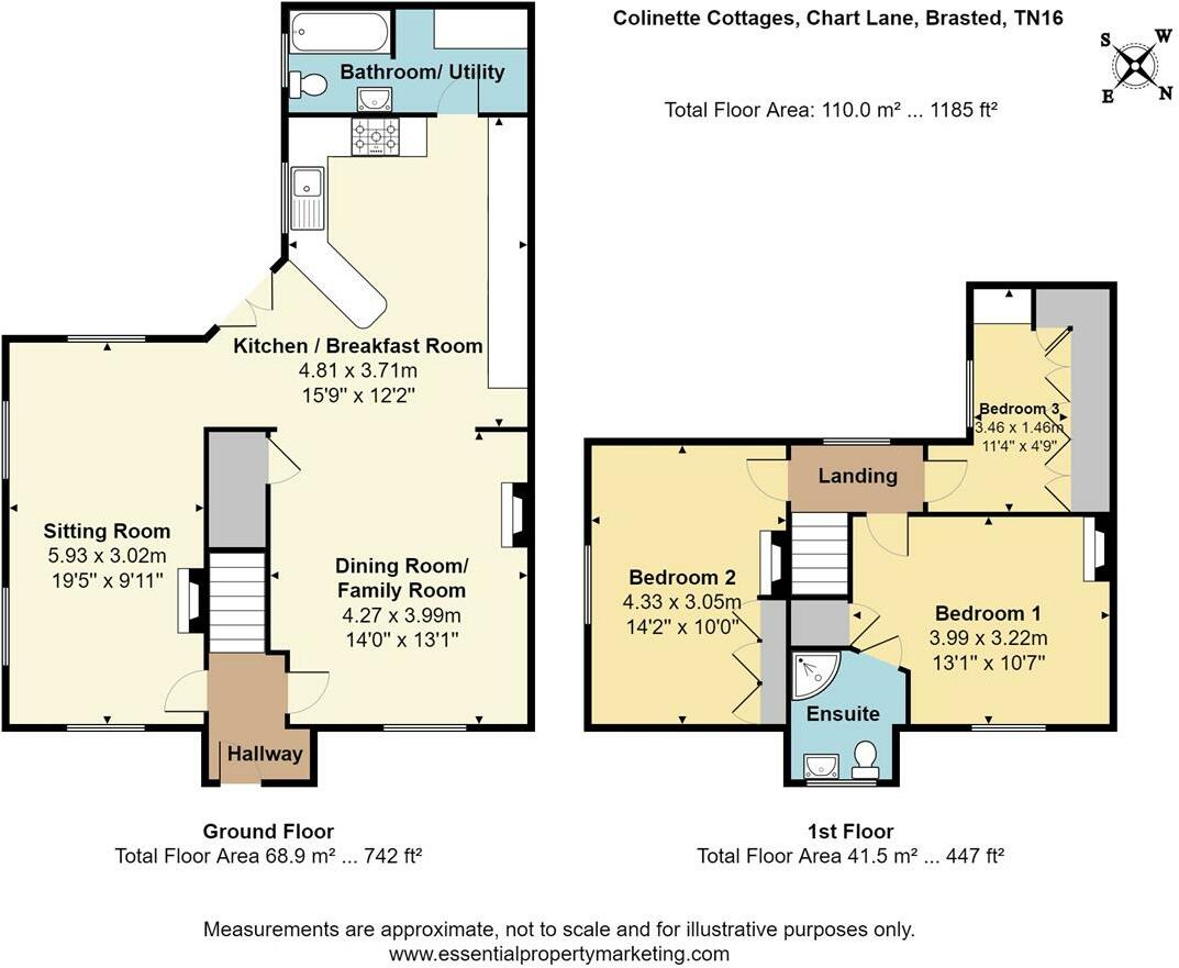 Chart Lane, Brasted floorplan