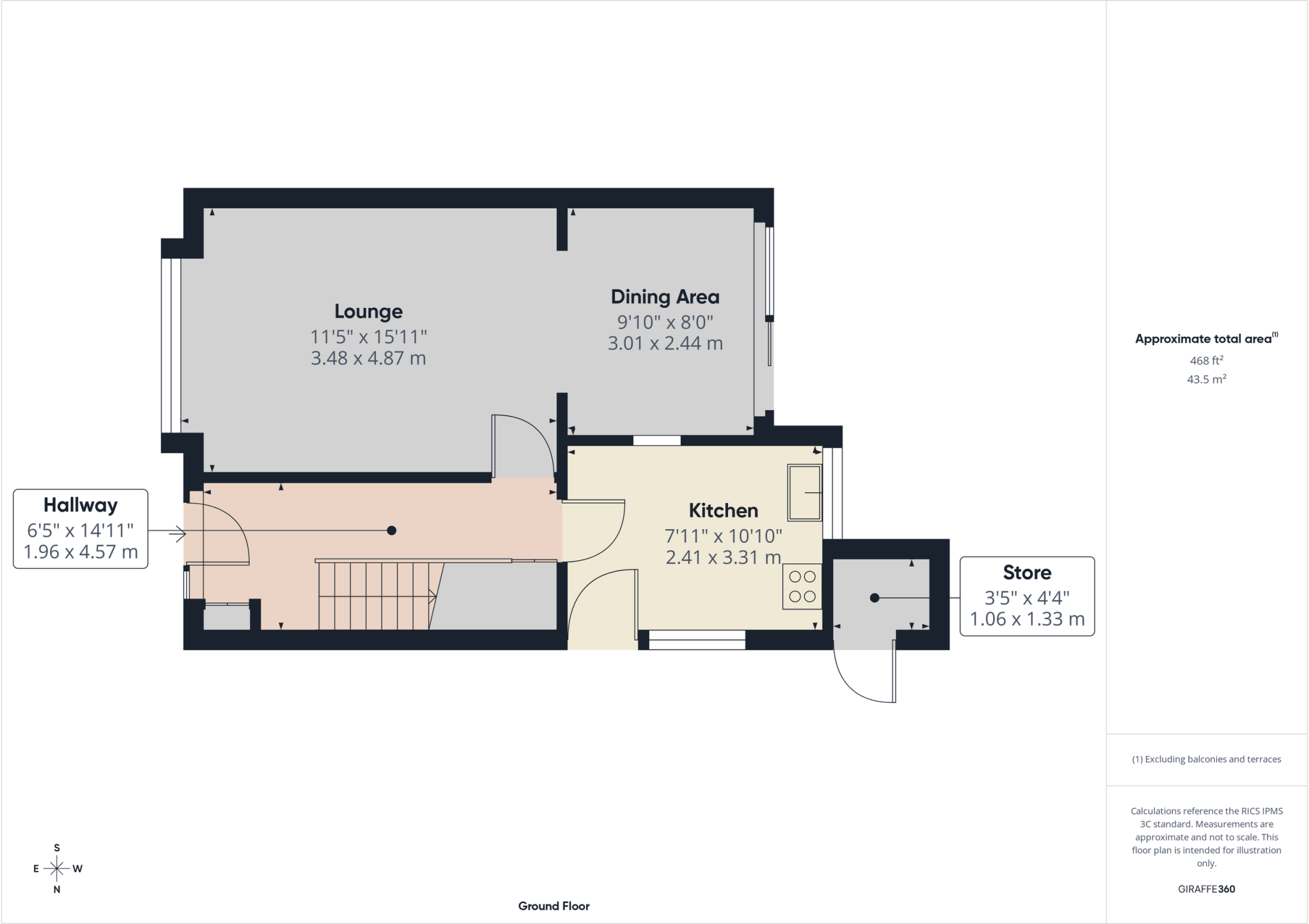 Birchover Way, Allestree floorplan