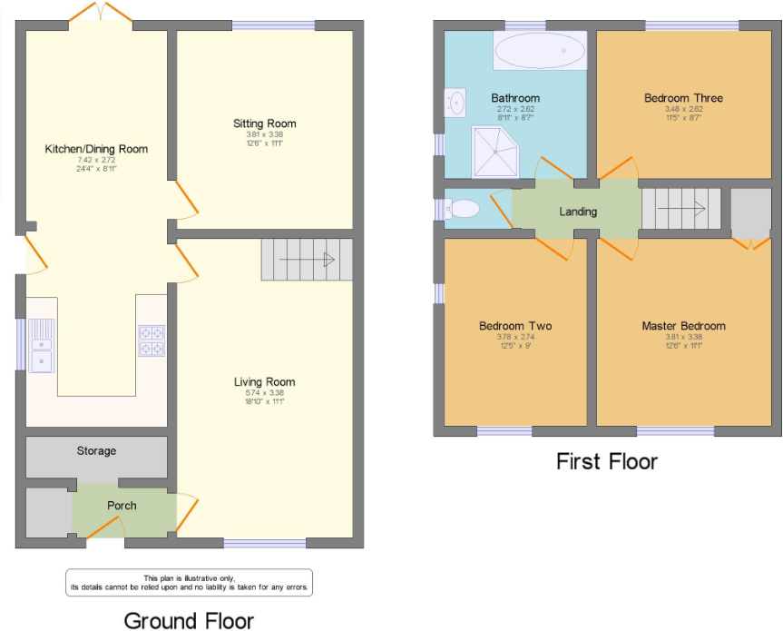 Waddicar Lane, Melling floorplan