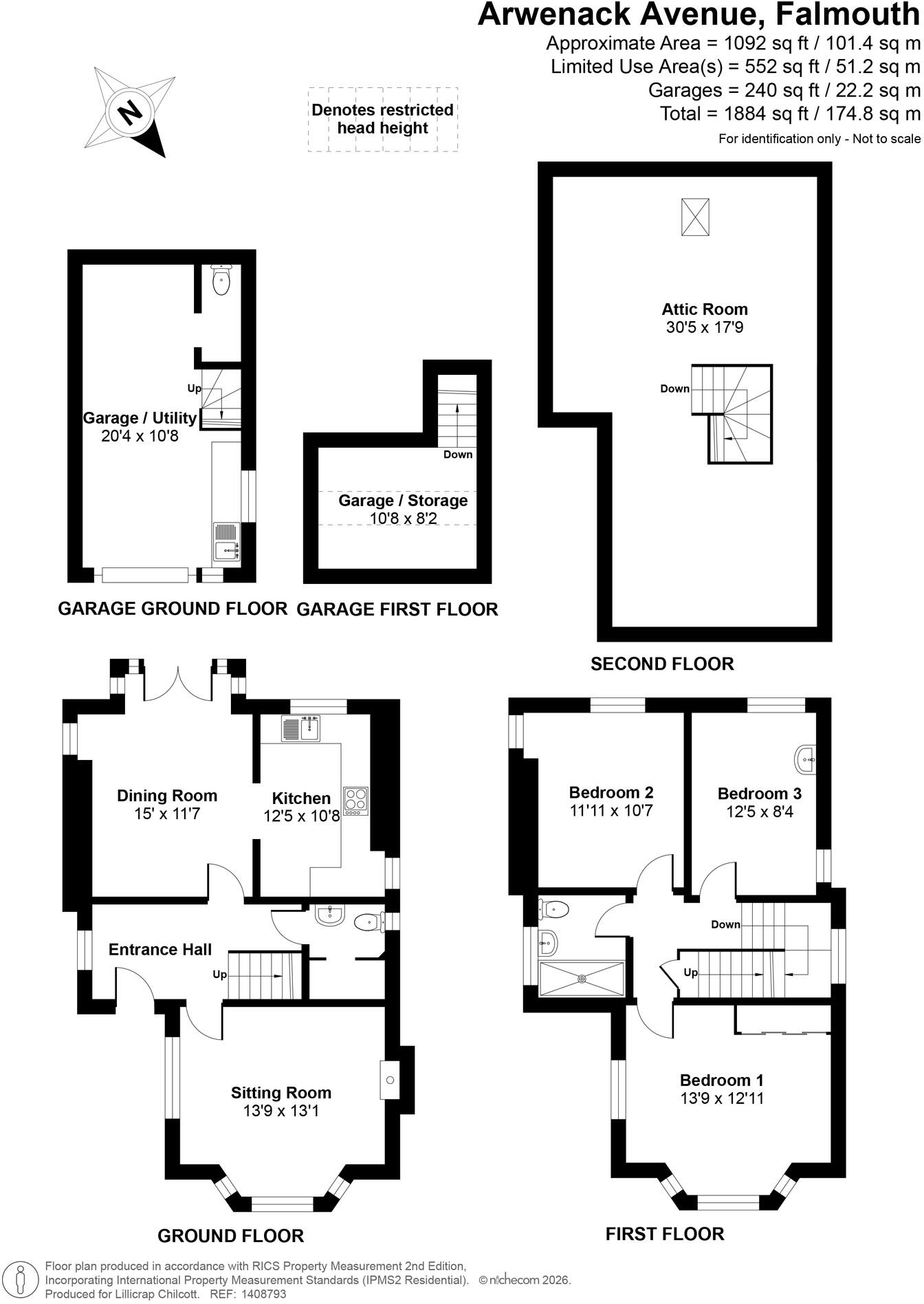 Falmouth, Cornwall floorplan