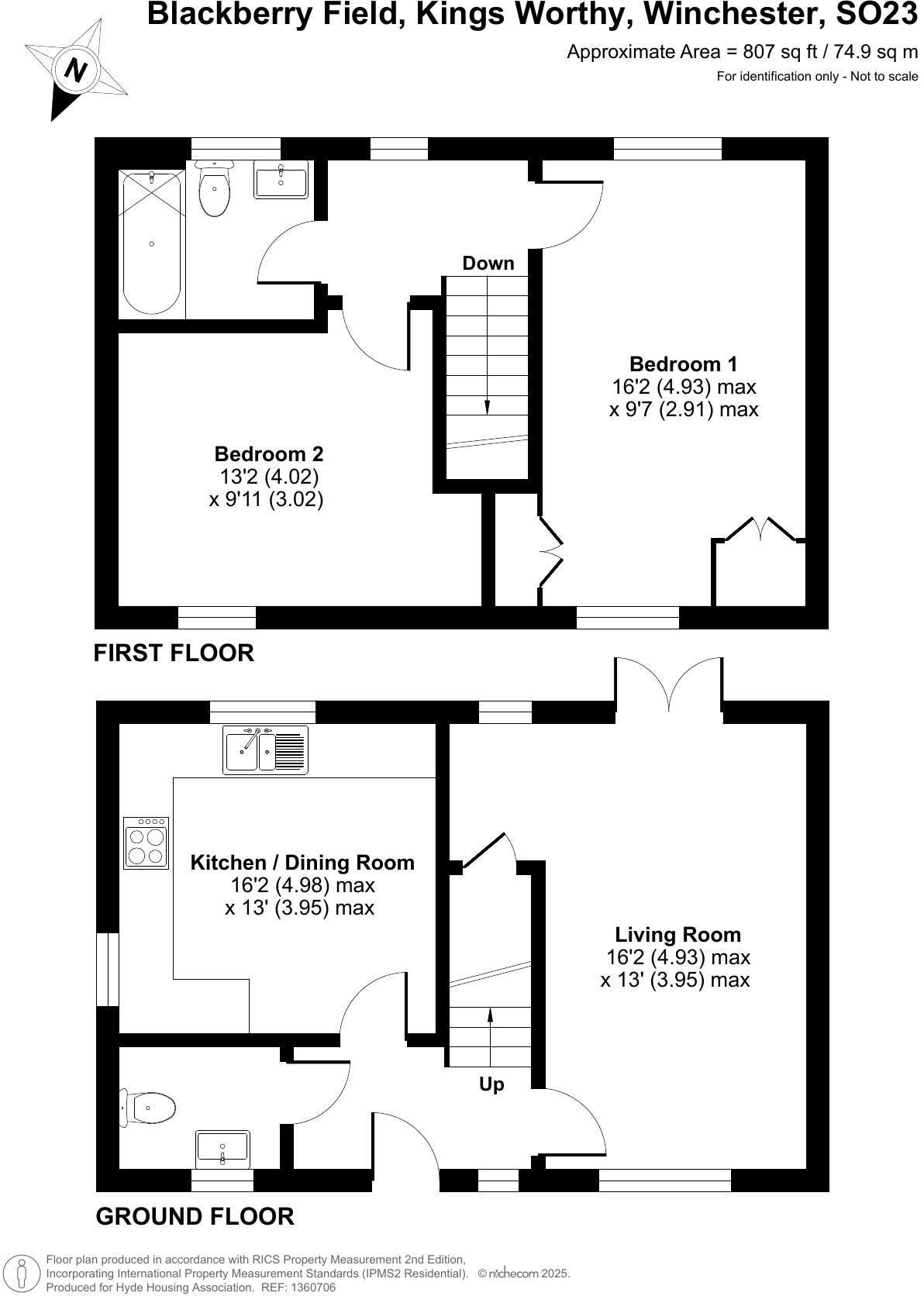 Blackberry Field, Kings Worthy, Winchester, Hampshire floorplan