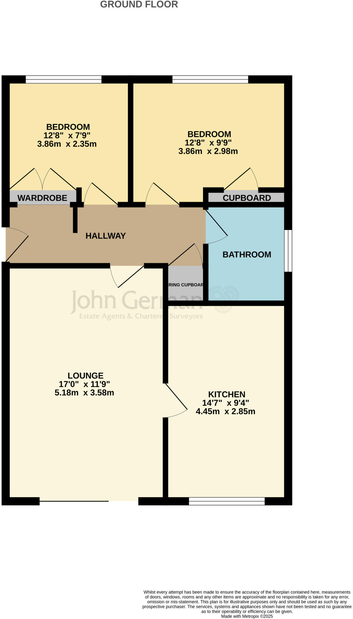 Cross Keys, Lichfield floorplan