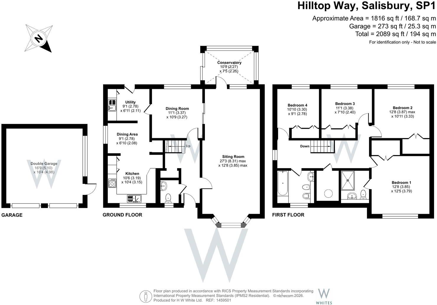 Hilltop Way, Salisbury floorplan
