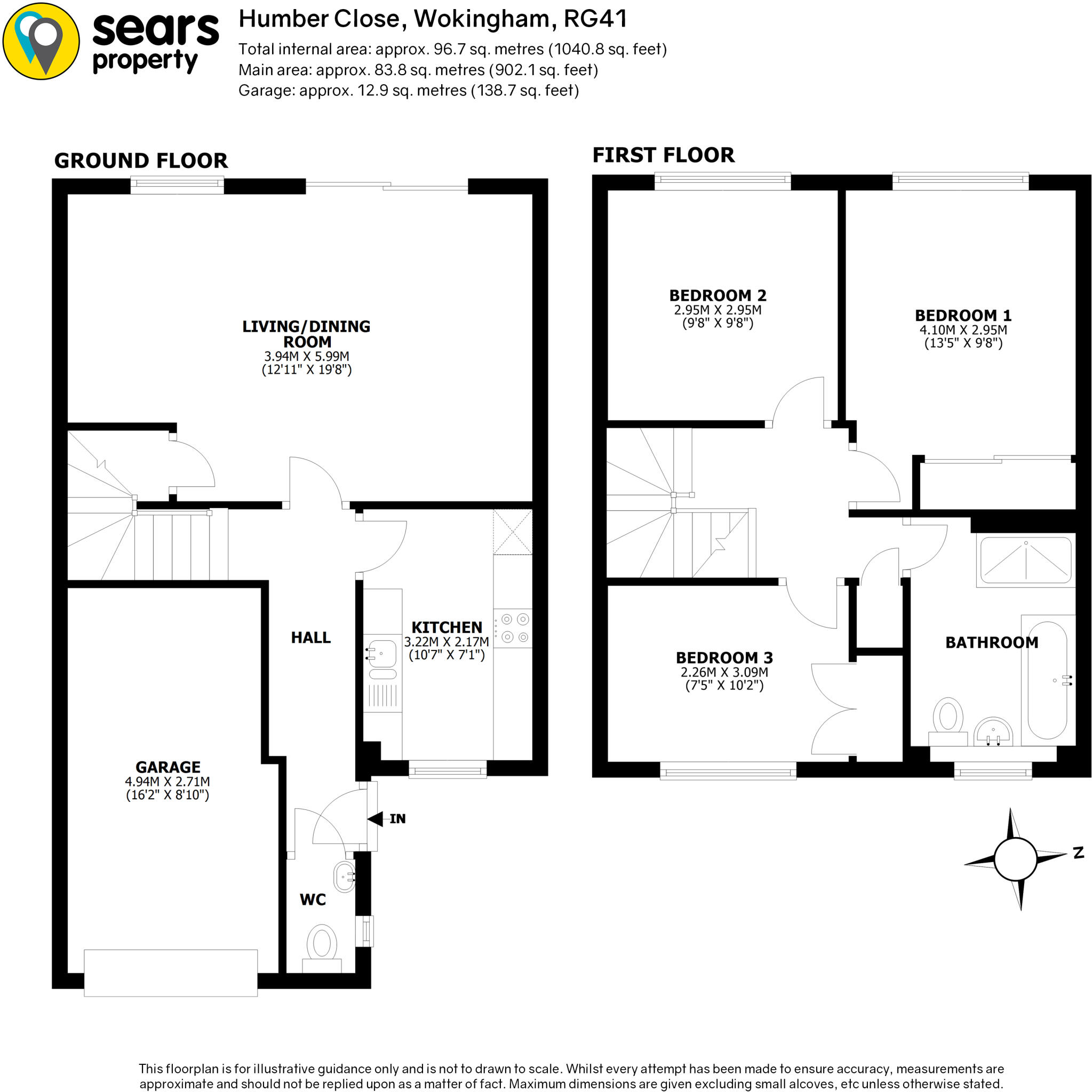 Humber Close, Wokingham, RG41 floorplan