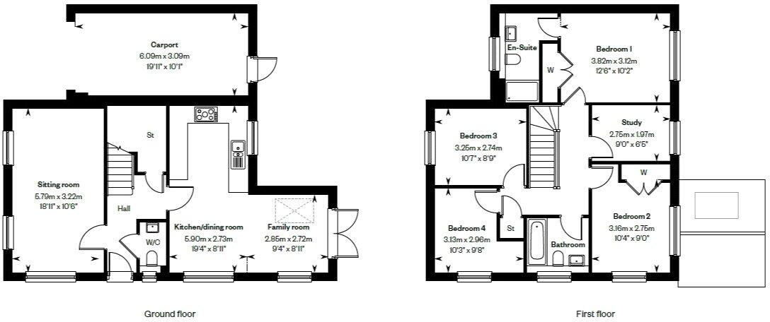 32 Tram Avenue, Deepcut, Camberley floorplan