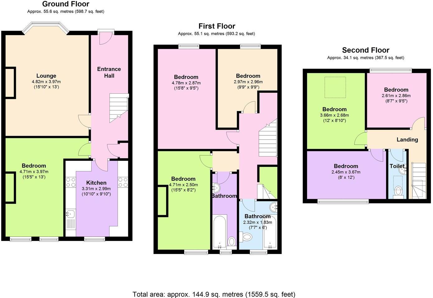 381 Crookesmoor Road, Crookesmoor floorplan