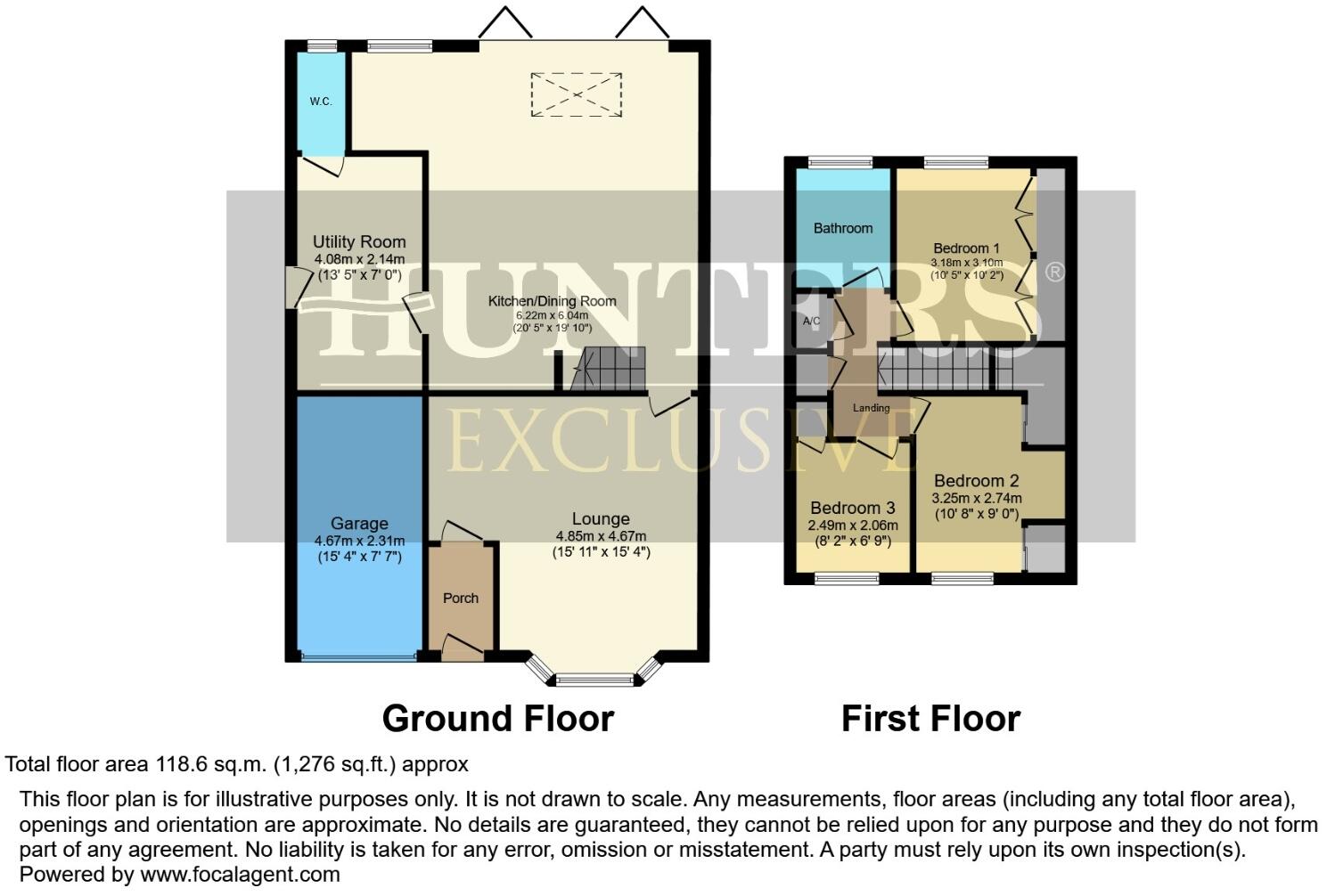 Irving Close, Lichfield floorplan