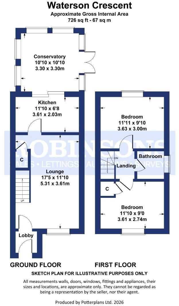 Waterson Crescent, Witton Gilbert, Durham floorplan