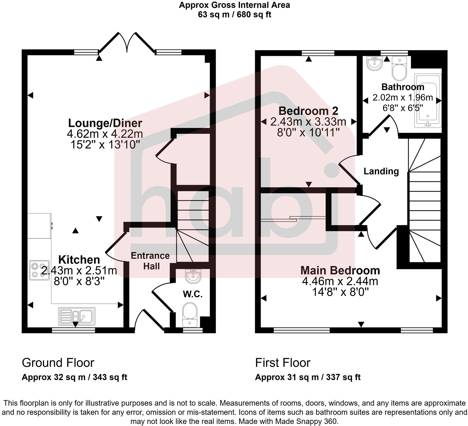 Dynham Road, Cringleford, NR4 floorplan