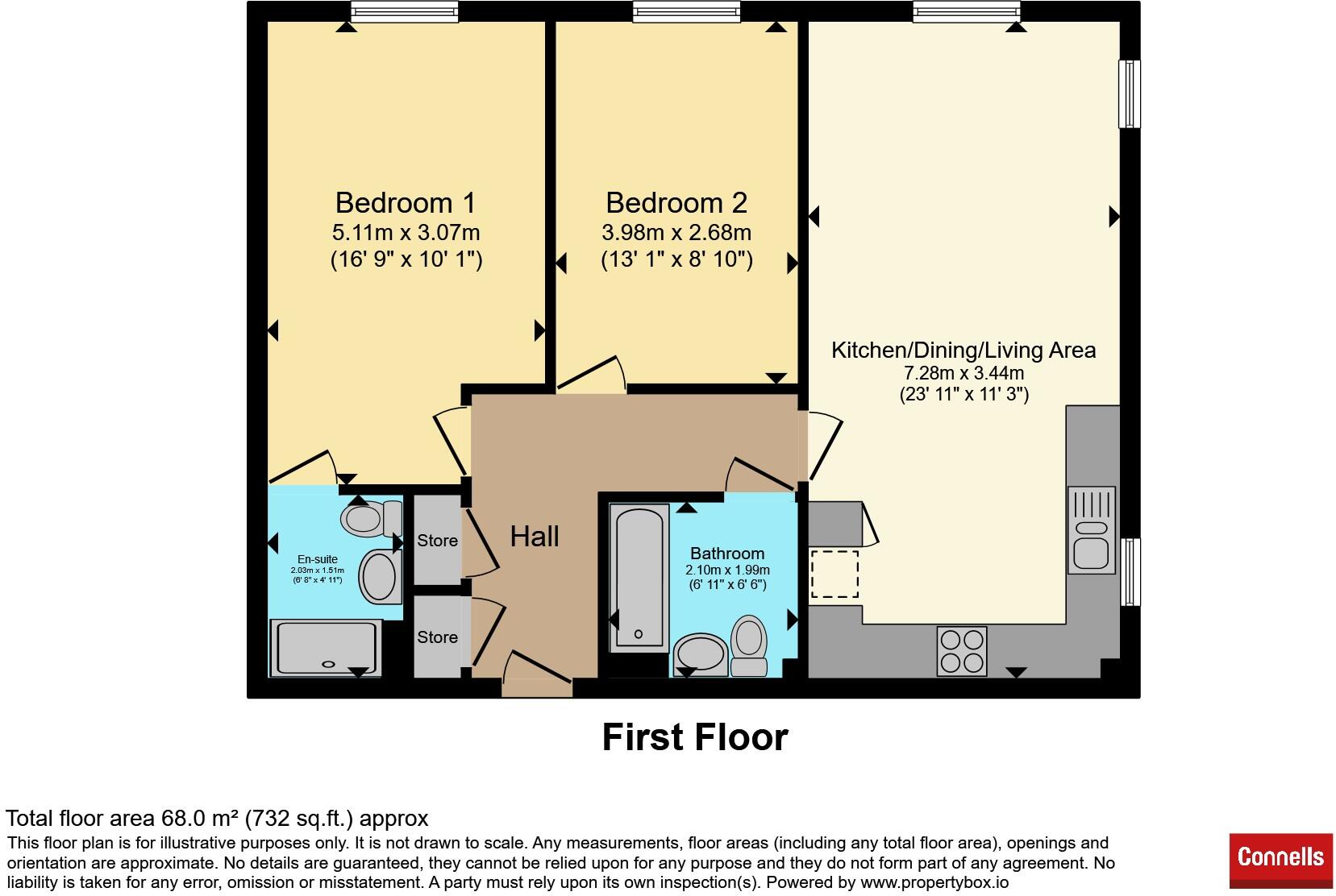 Westvale Road, Horley floorplan