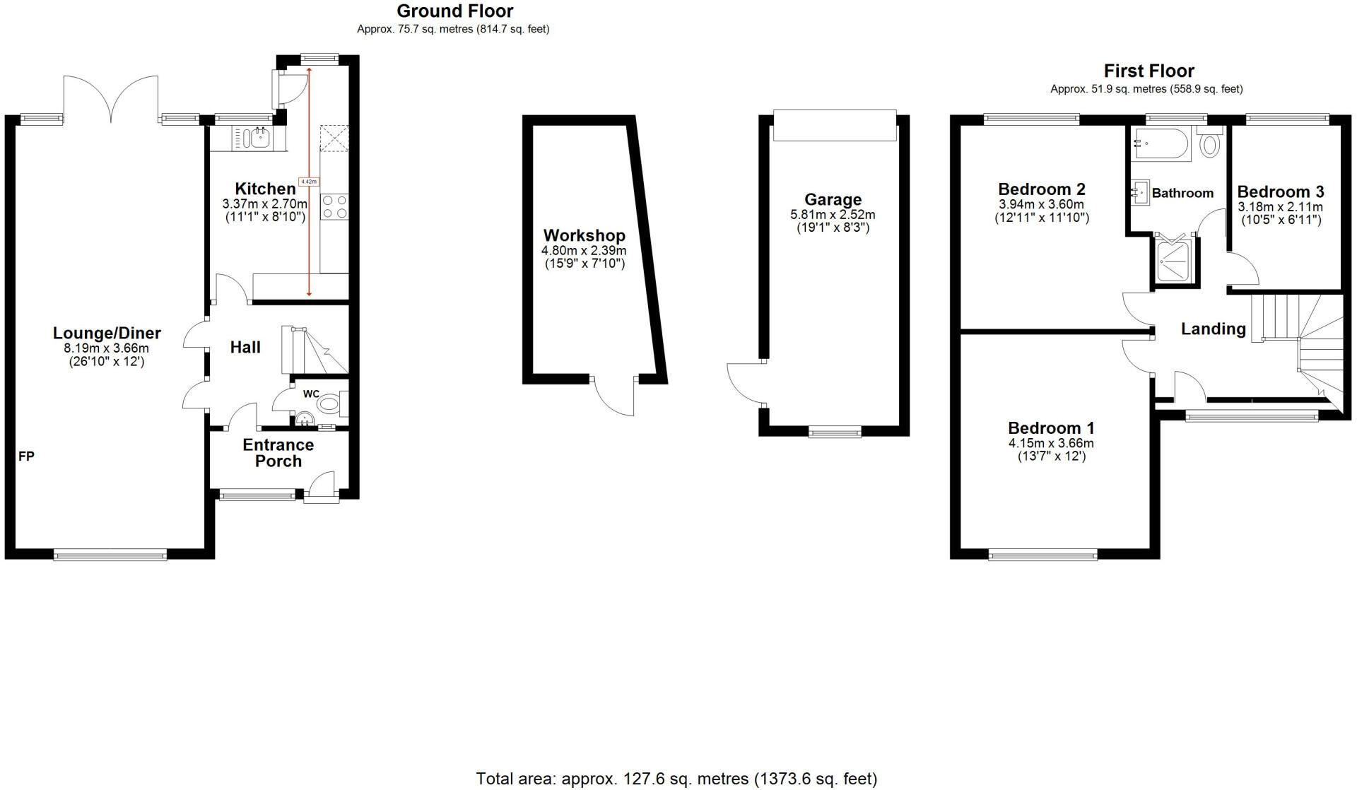 Morley Avenue, Mangotsfield, Bristol, Avon, BS16 floorplan