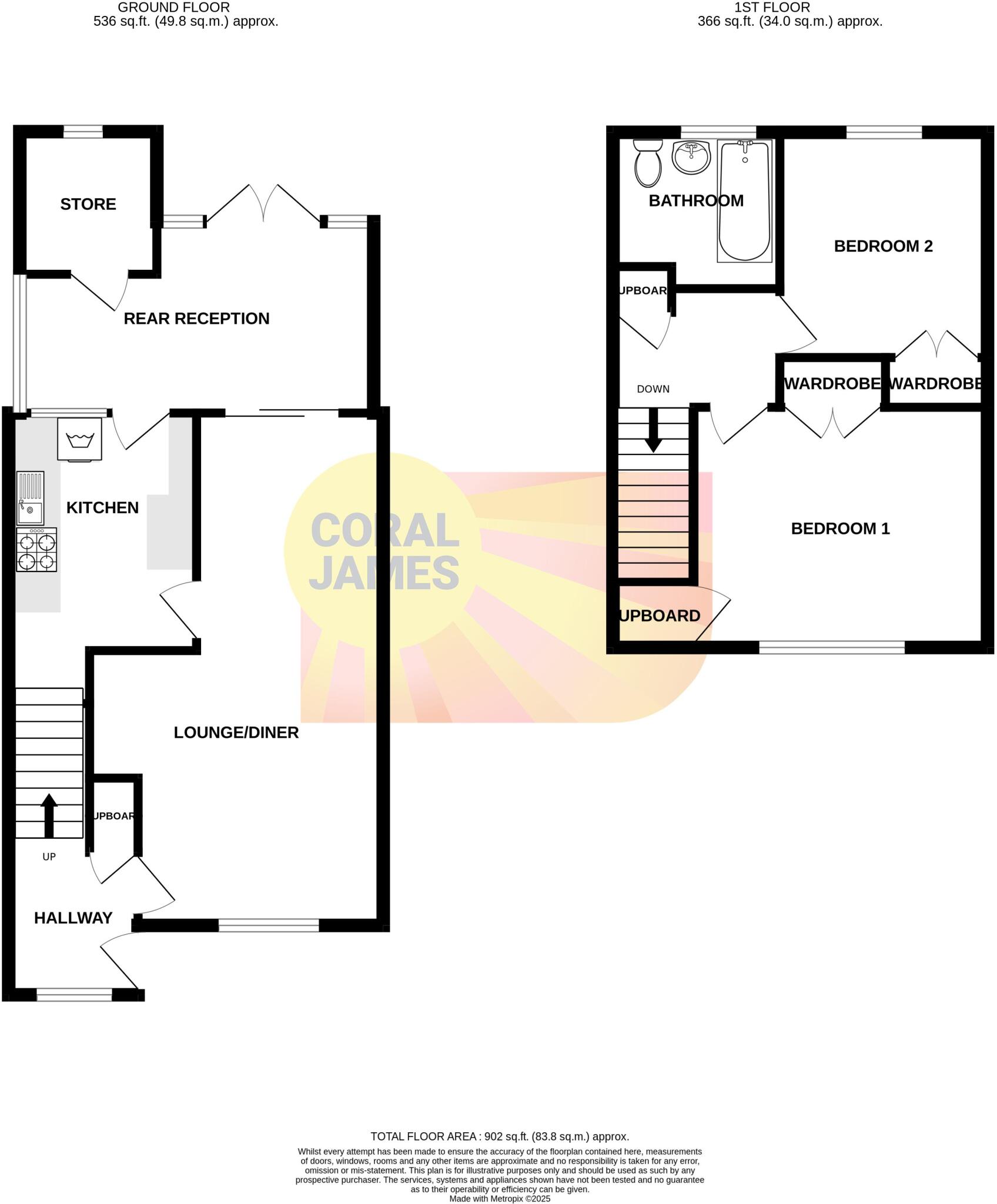 Spacious Extended Home with Countryside Views floorplan