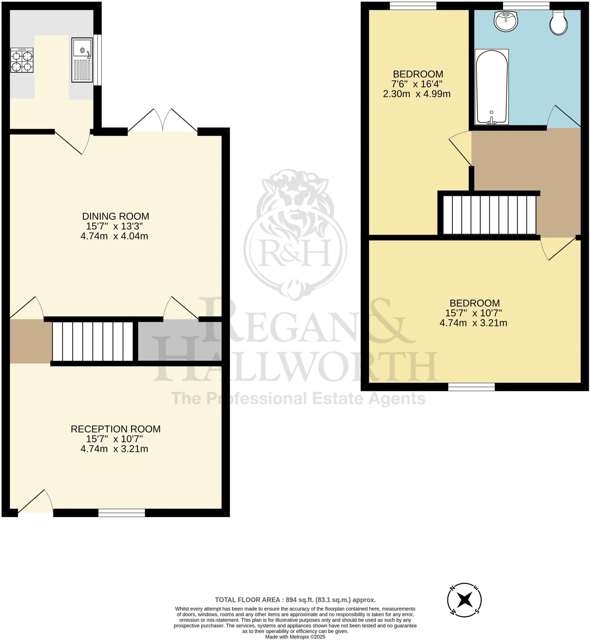Bolton Road, Aspull, WN2 1YY floorplan
