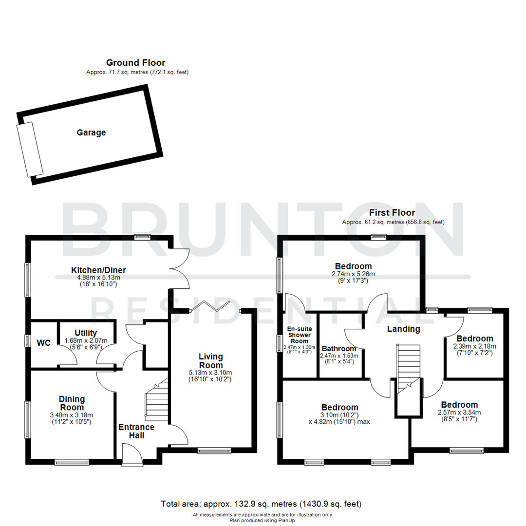 Primrose Way, Saxon Vale, Ellington, Morpeth, NE61 floorplan