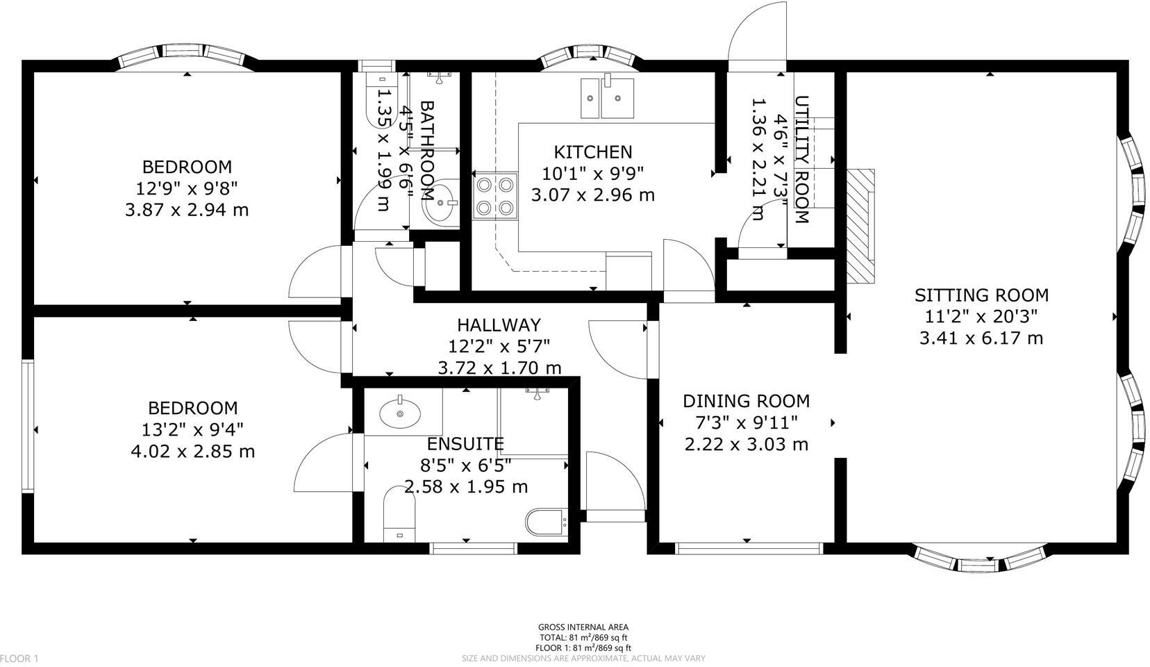 Deanland Wood Park, Golden Cross, Hailsham floorplan