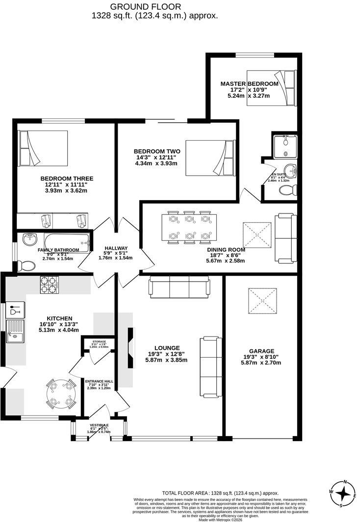 Greengate, Hutton, Preston floorplan