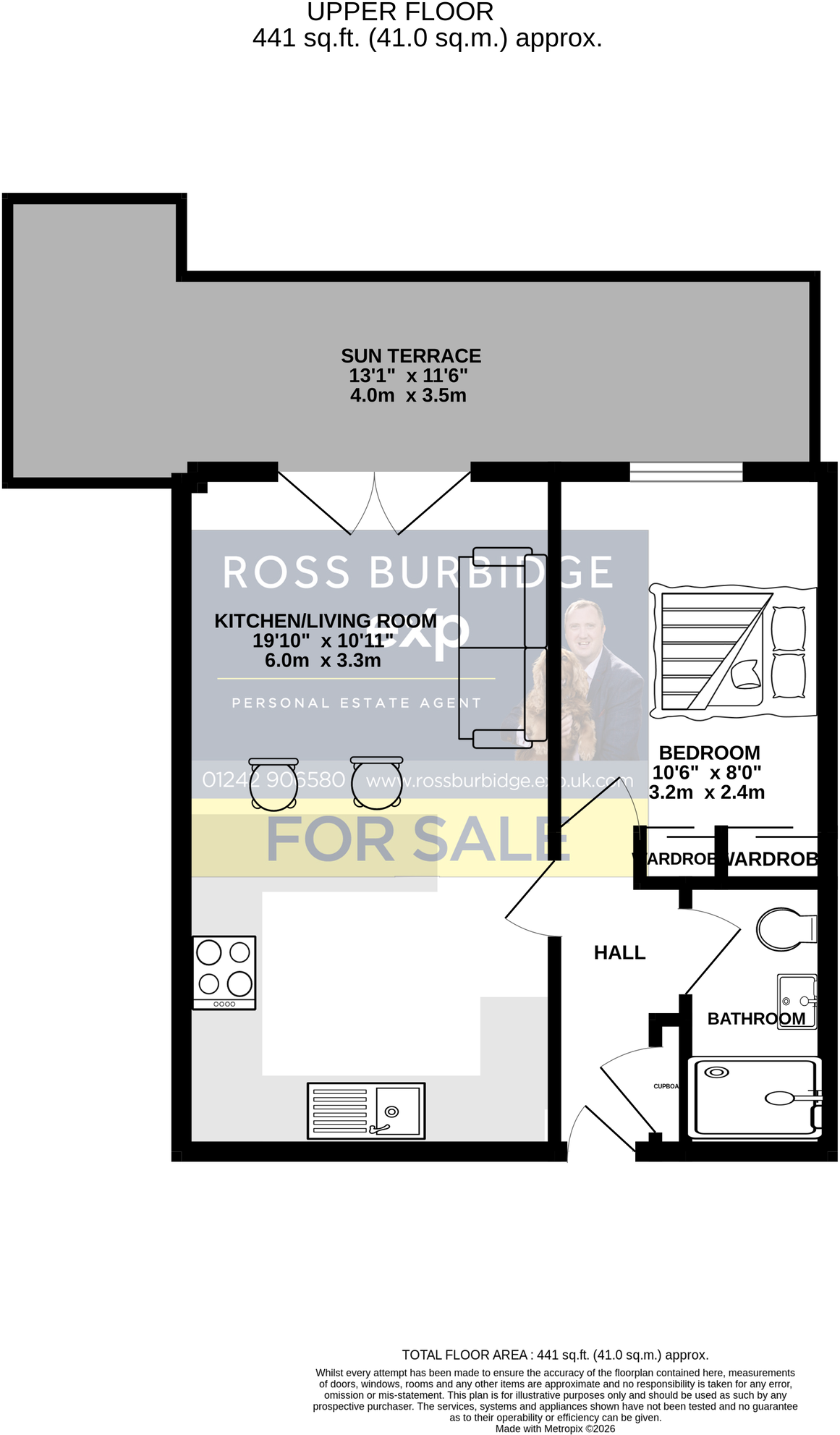 Apartment 8, 170 - 172,  Leckhampton Road, Cheltenham, GL53 floorplan