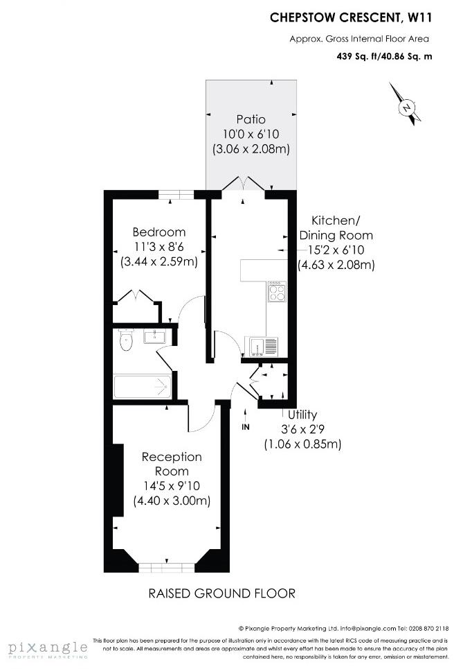 Chepstow Crescent, London, W11 floorplan