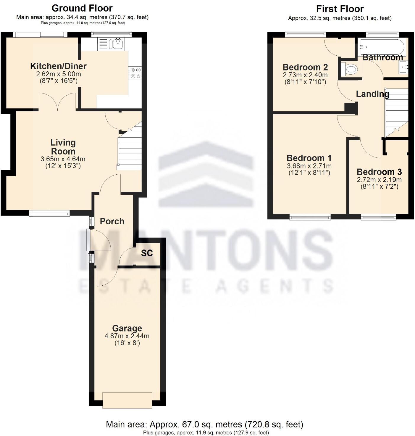 High Beech Road, Sundon Park, Luton, LU3 3DD floorplan