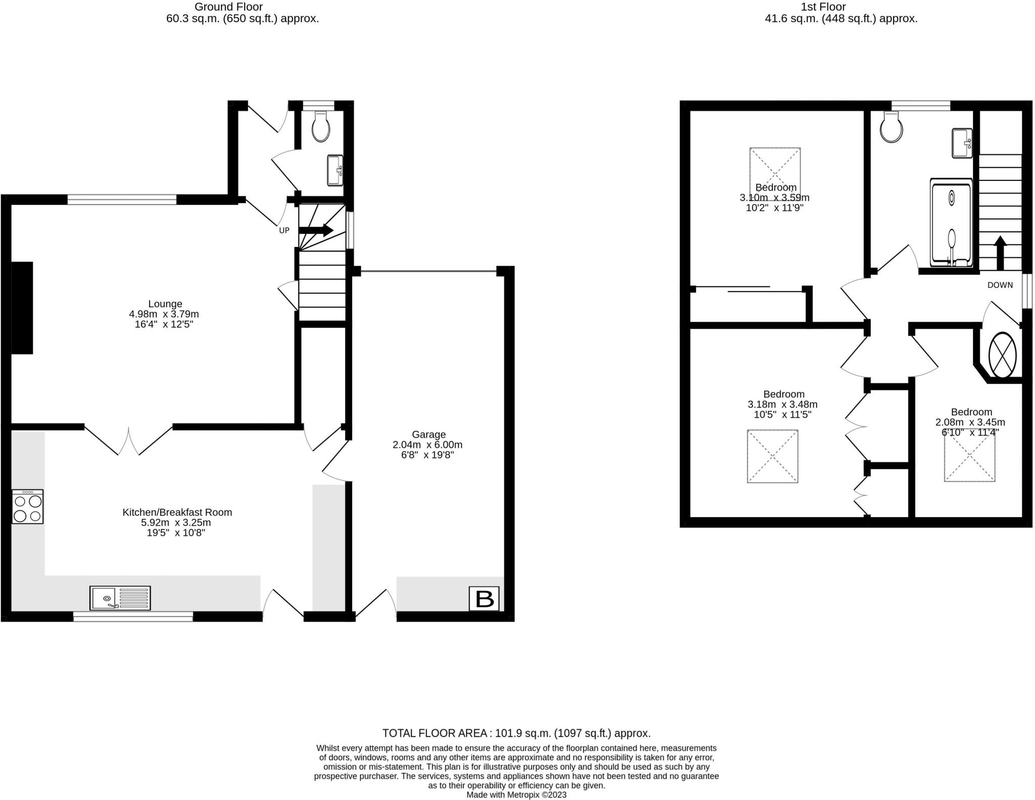 Brindles Manse, North Sunderland, Seahouses, Northumberland floorplan