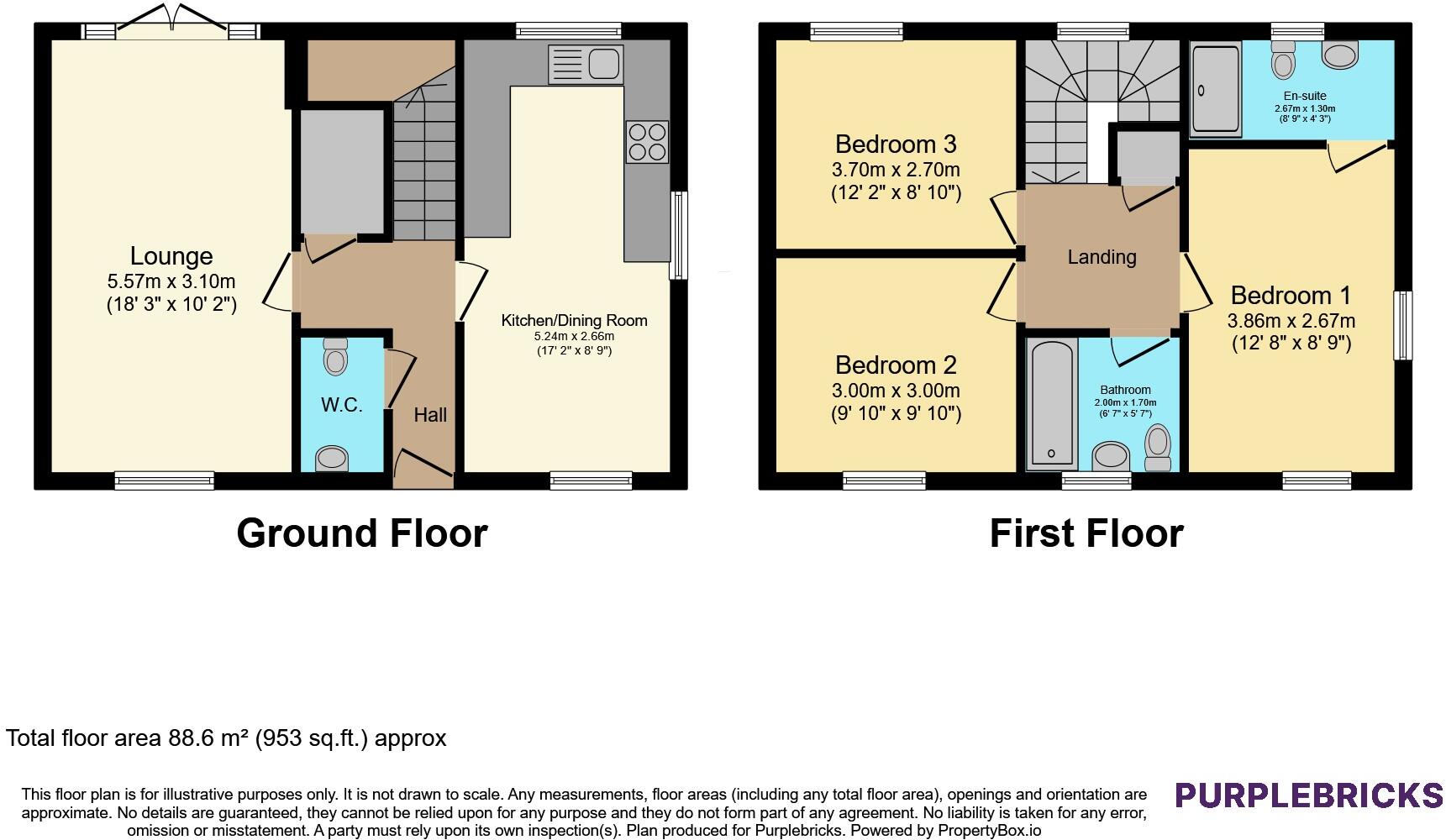 Burnham Close, Clayton-le-Woods, Leyland, PR25 floorplan