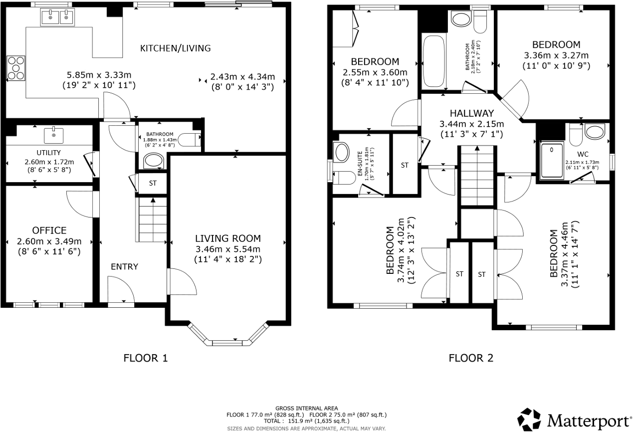 The Leas, East Kilbride, Glasgow, G75 floorplan