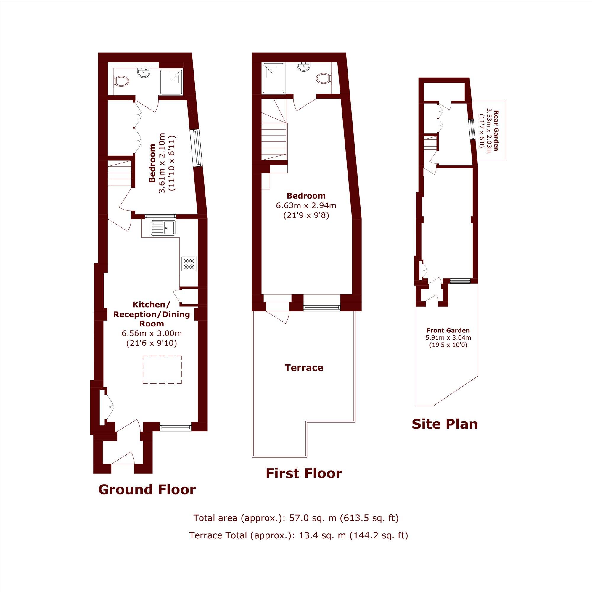 Beauchamp Terrace, Putney floorplan