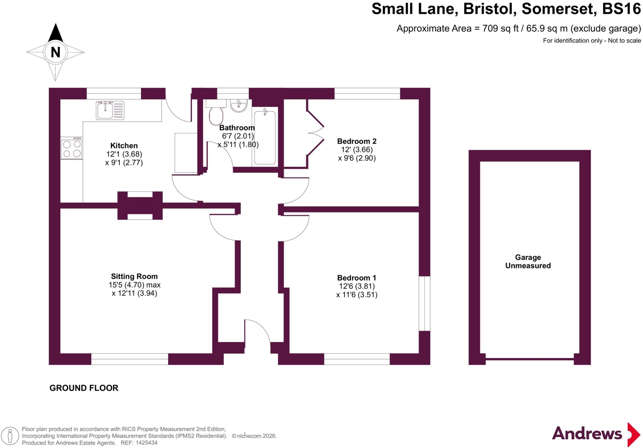 Small Lane, Bristol, BS16 floorplan