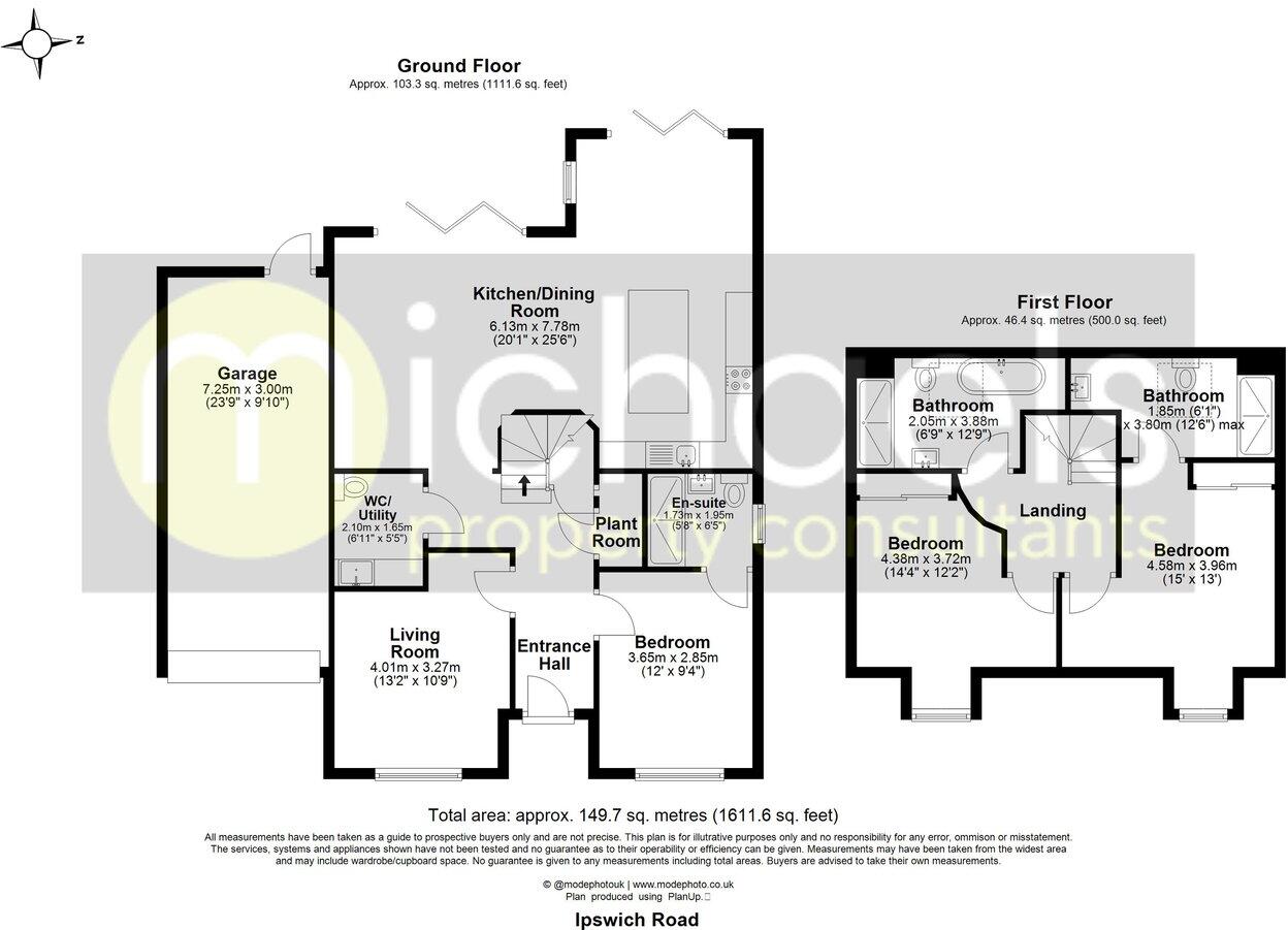Ipswich Road, Holbrook, Ipswich, IP9 floorplan