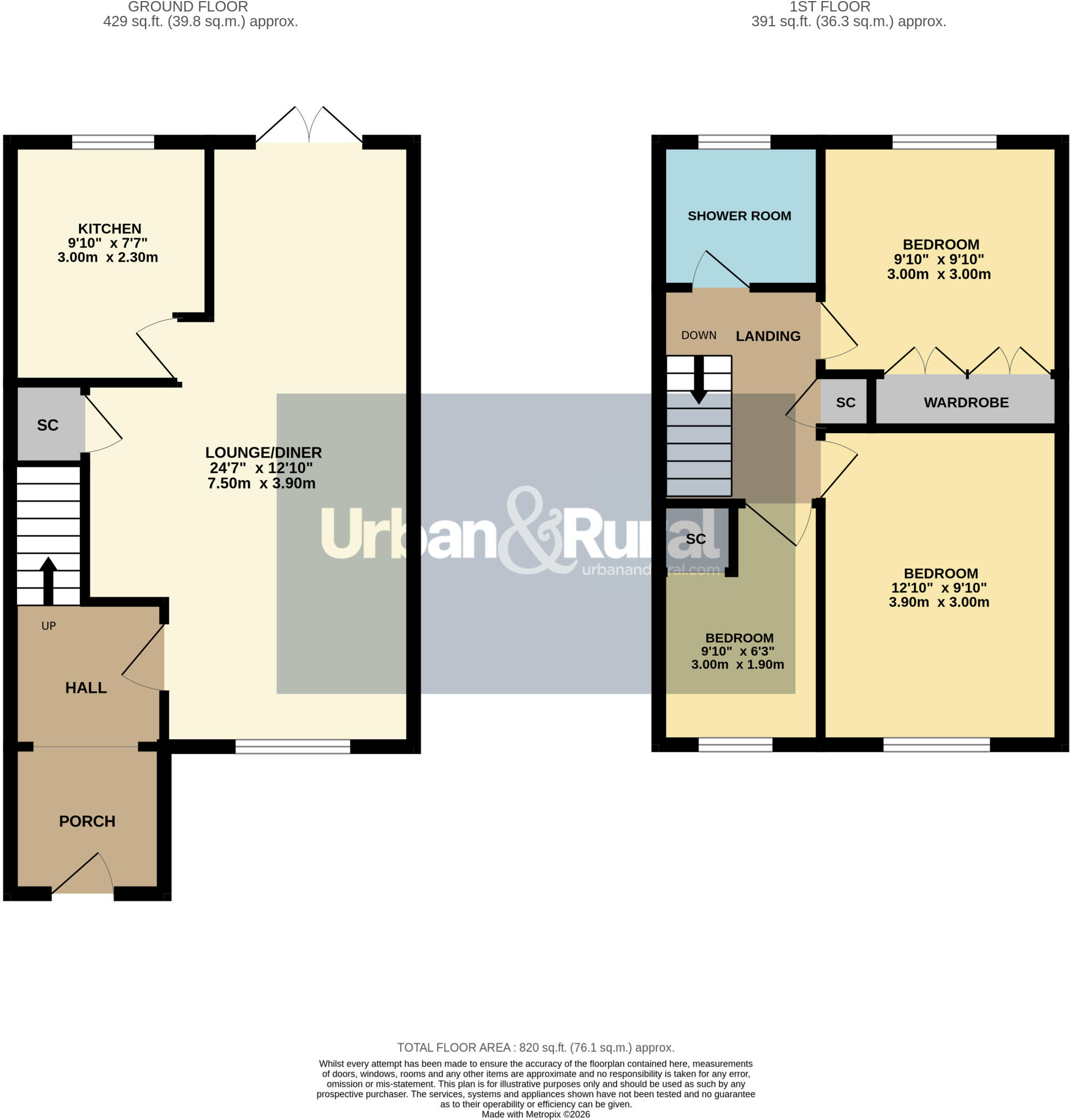 Bluebell Close, Flitwick, Bedfordshire, MK45 floorplan