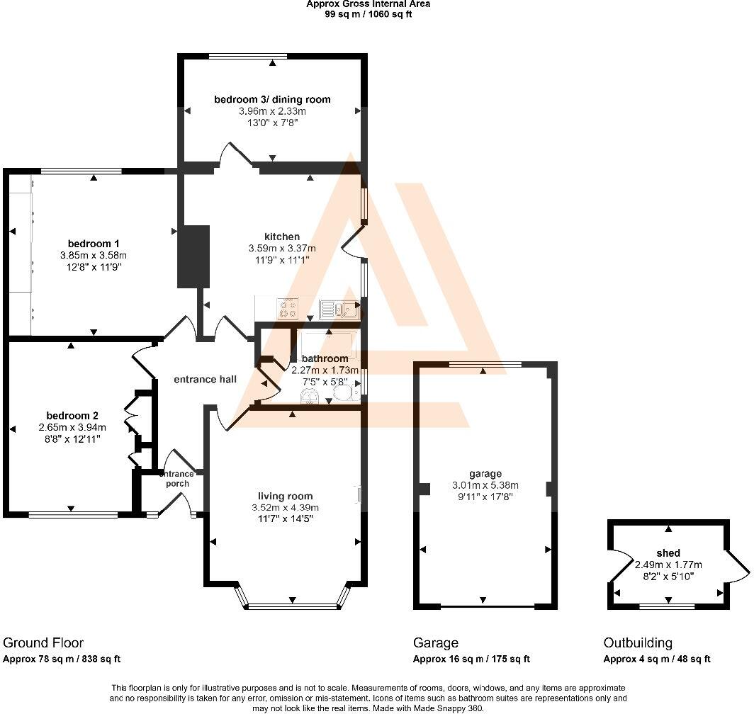 Draycote Crescent, Darlington, DL3 floorplan