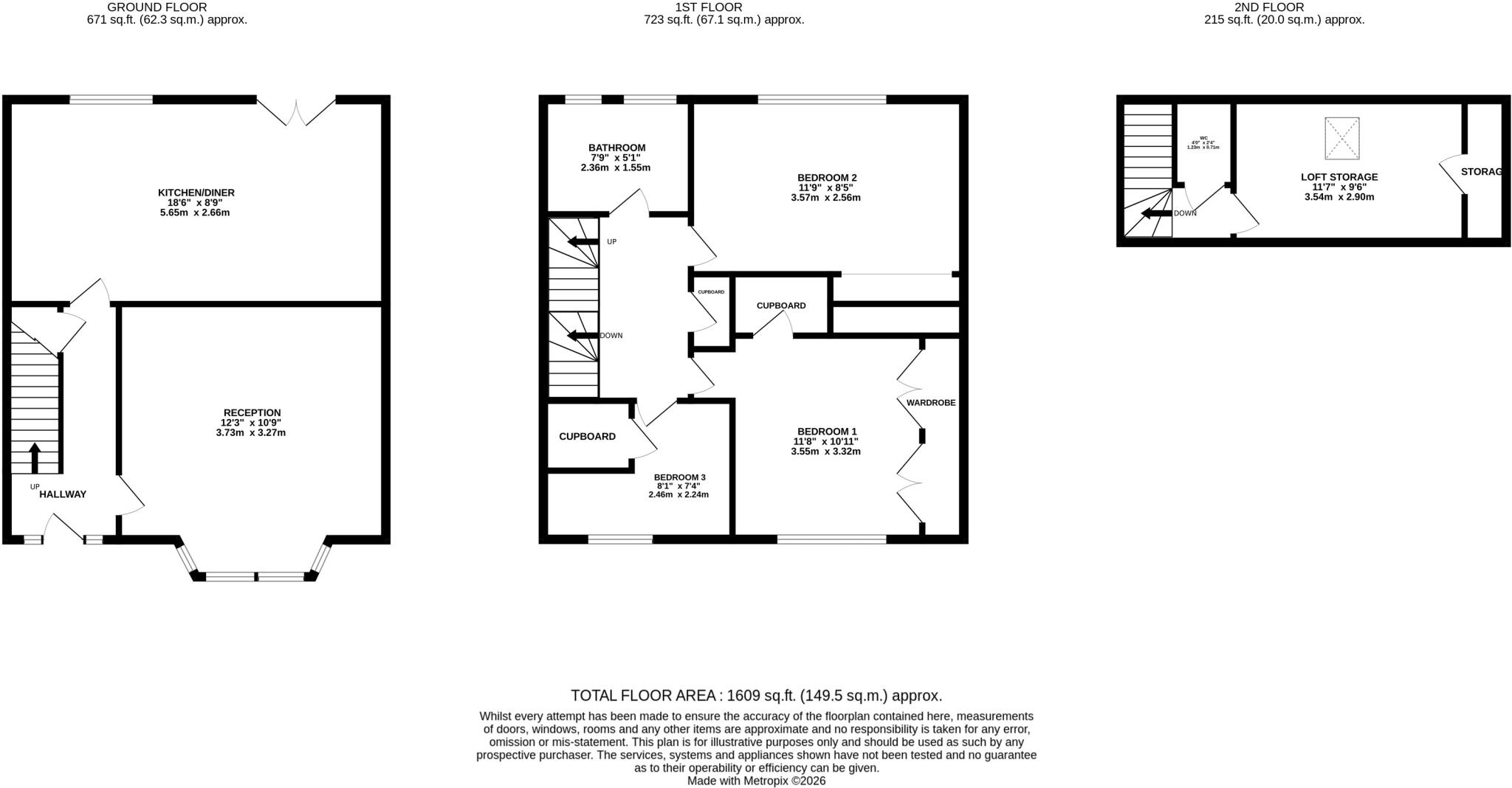 Melrose Crescent, Seaham, County Durham, SR7 floorplan