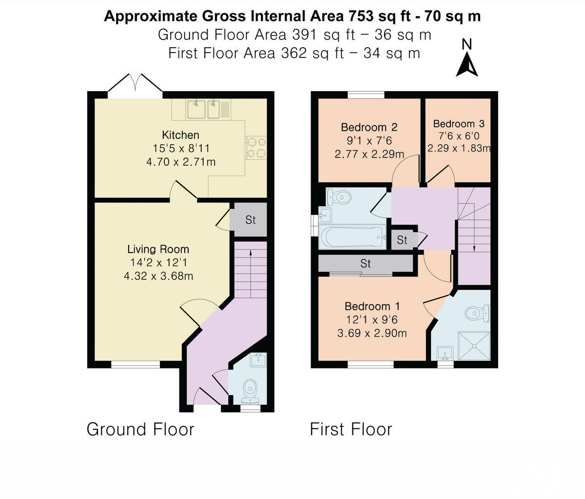 Ashwell Drive, Bishops Stortford, CM23 floorplan
