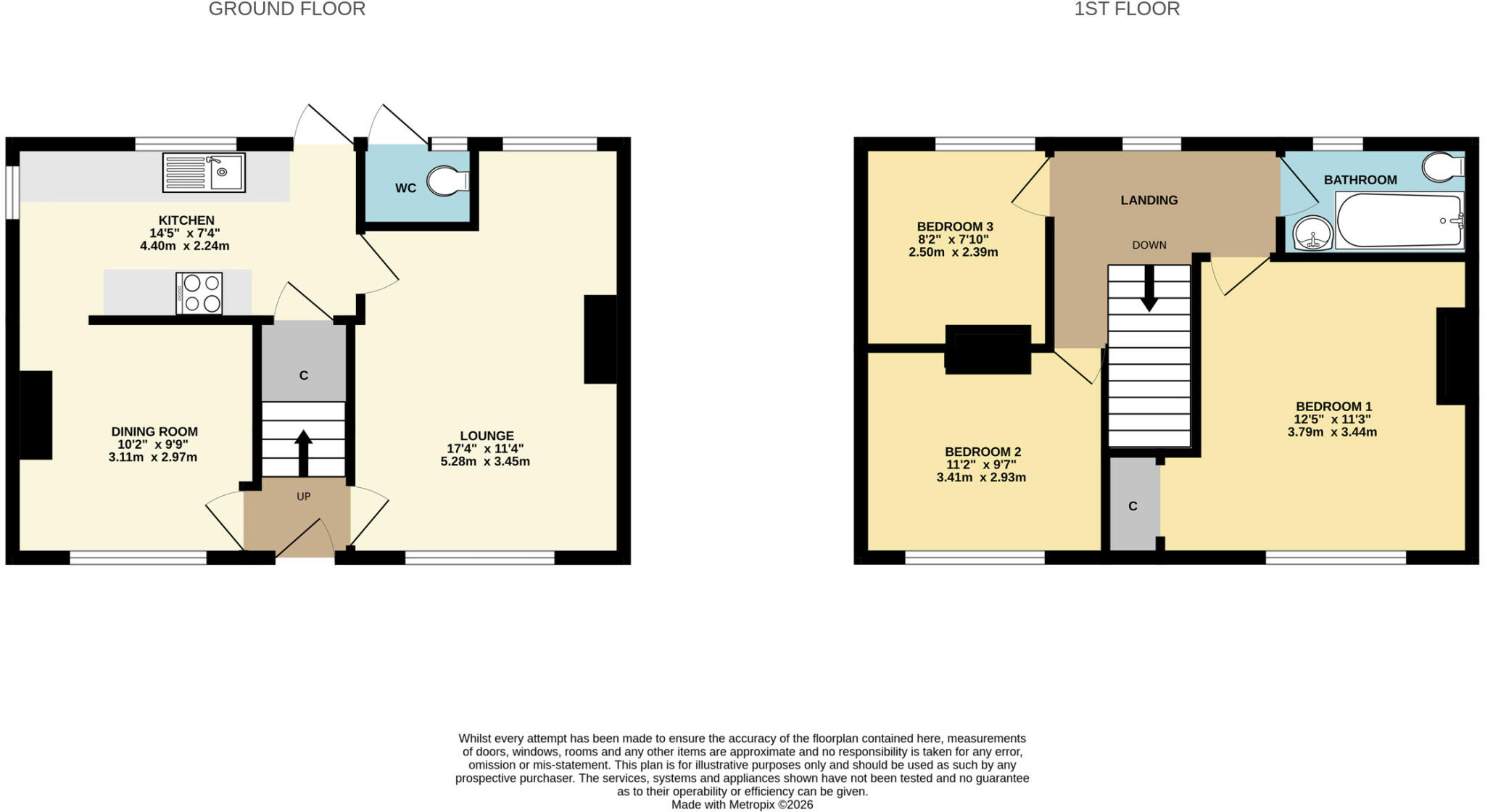 Westfield Crescent, Yeovil, Somerset, BA21 3DF floorplan