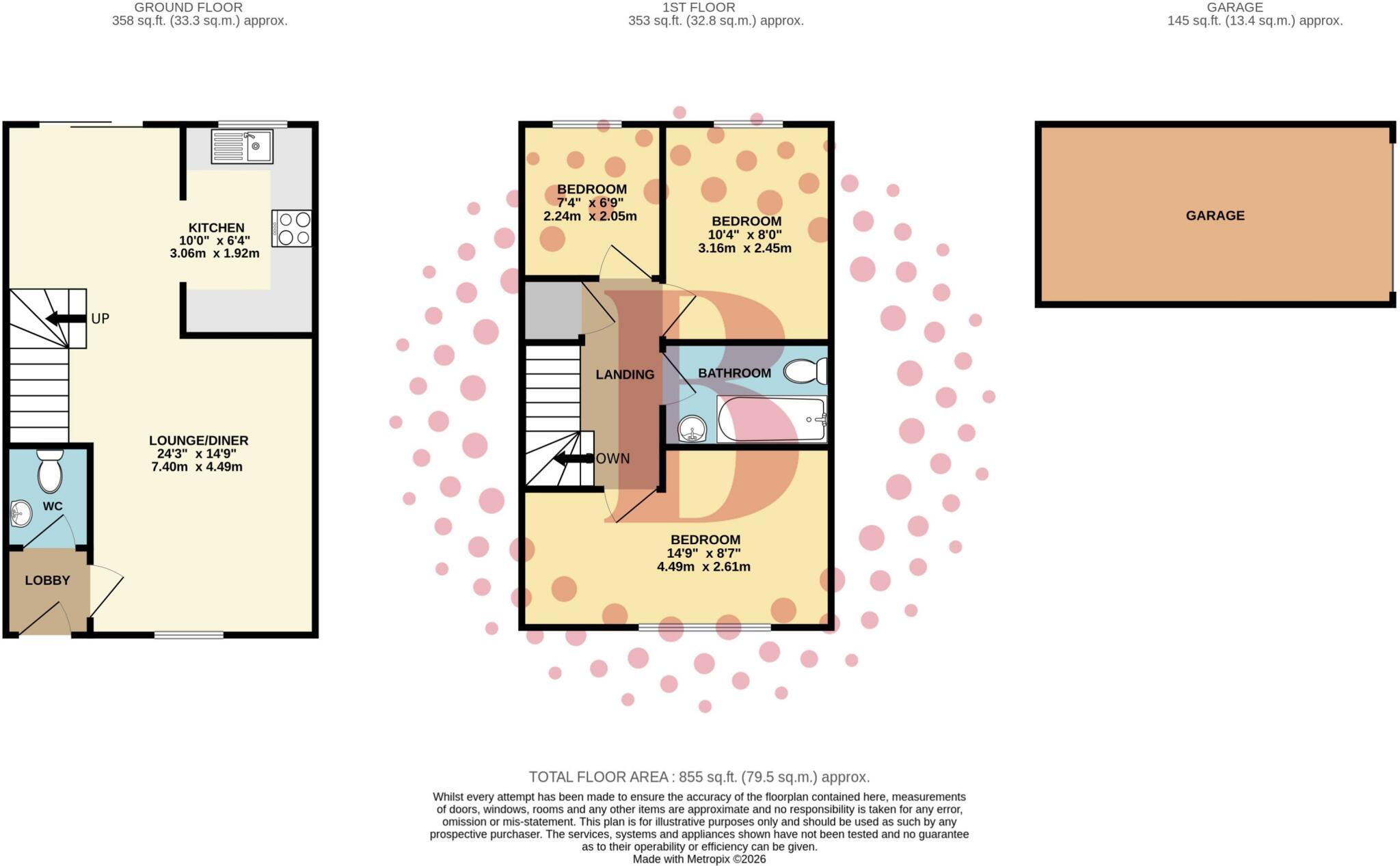Morecambe Close, Stevenage, SG1 floorplan