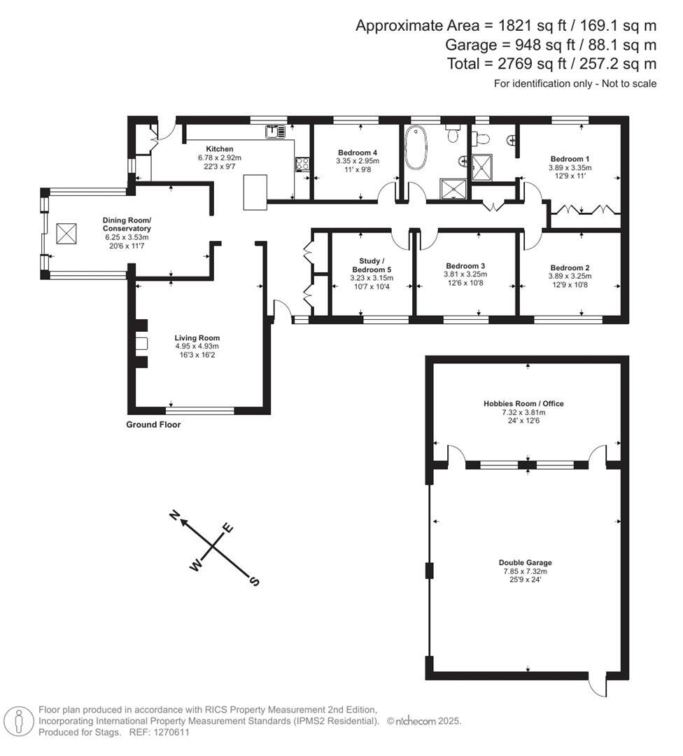 Ruddlemoor, St. Austell floorplan