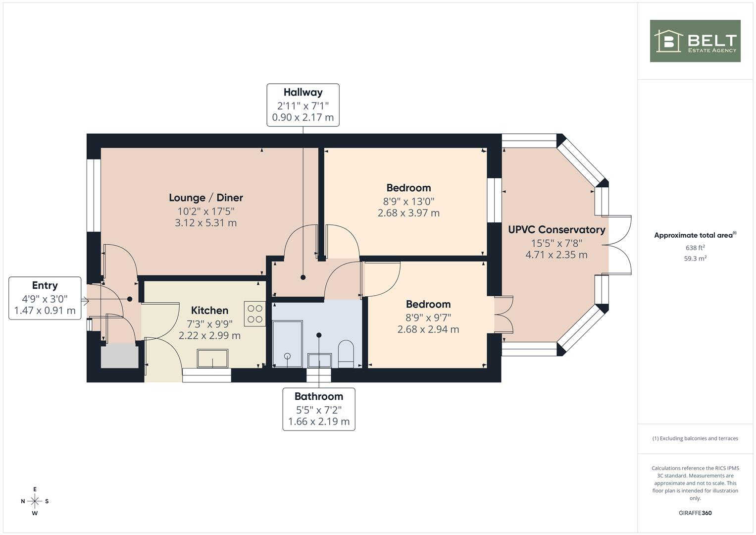 Windermere Drive, Bridlington floorplan