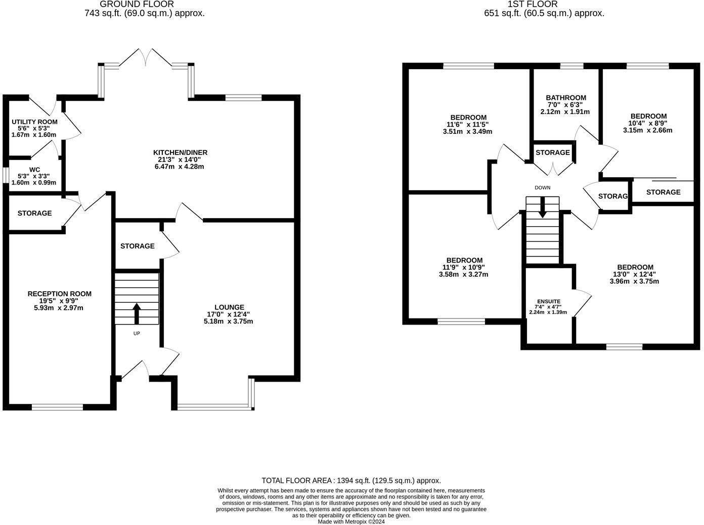 Neptune Road, Wellingborough floorplan