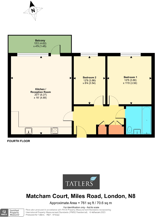 Matcham Court, London, N8 floorplan
