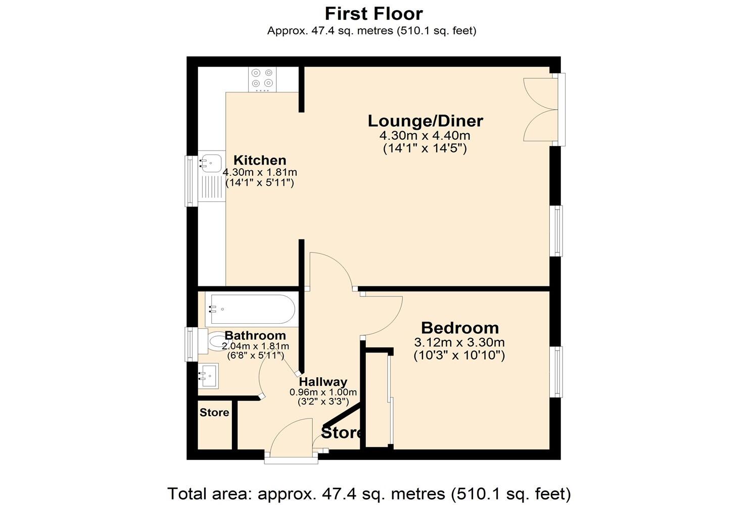 Martin Street, SE28 floorplan