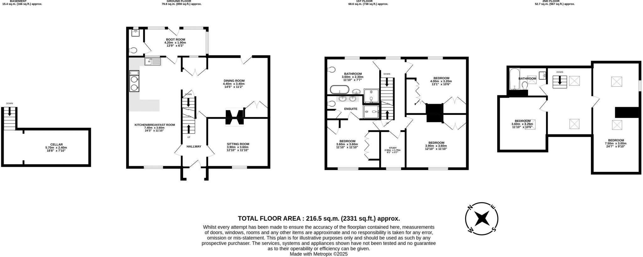 Salisbury Street, Shaftesbury floorplan